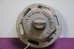 Esso Petroleum Co Hexagonal Bronze Bulk Tank Locking Caps 