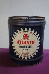 Essolube Atlantic 4 Gallons Motor Oil Drum Esso Atlantic Union Oil Co 