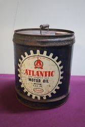 Essolube Atlantic 4 Gallons Motor Oil Drum Esso Atlantic Union Oil Co 