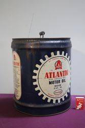 Essolube Atlantic 4 Gallons Motor Oil Drum Esso Atlantic Union Oil Co 