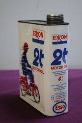 Exxon Motor Oil Tin 