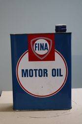 Fina Motor Oil Tin