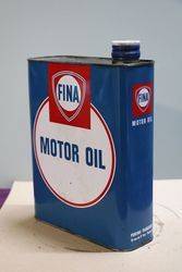 Fina Motor Oil Tin