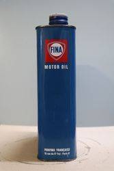 Fina Motor Oil Tin