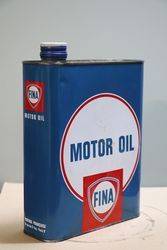 Fina Motor Oil Tin