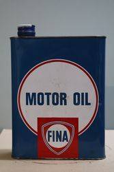 Fina Motor Oil Tin