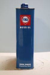 Fina Motor Oil Tin