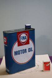 Fina Motor Oil Tin