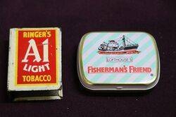 Fishermans Friend Lofthouses Pictorial Tin. Fishermans Friend Lofthouses Pictorial Tin.