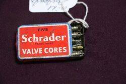 Five Schrader Valve Cores 