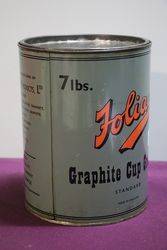 Foliac Graphite Cup Grease 7 lb Tin 