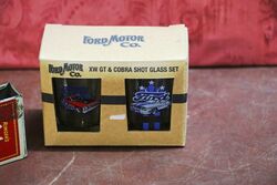 Ford Motor Co, XW GT & Cobra Shot Glass Set.