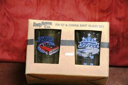 Ford Motor Co XW GT and Cobra Shot Glass Set