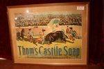 Framed Thoms Castile Soap Shop Adv 