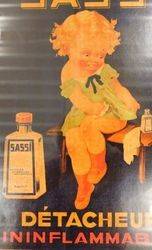 French  Sassi Shampoo Advertising Card.#
