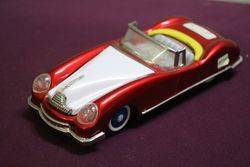 Friction Drive Sports Car Tin Toy