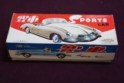 Friction Drive Sports Car Tin Toy