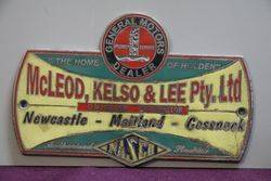 GMH Mcleod Kelso and Lee Pty Ltd Badge By HR Hobson Pty Melbourne