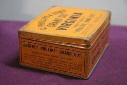 G Phillips and Sons Grand Cut Virginia Tobacco Tin 