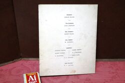 Gallery First Nighters Club Signed Menu Flora Robson  