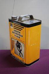 General One Gallon Motor Shock Absorber Fluid Tin