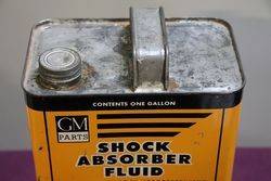 General One Gallon Motor Shock Absorber Fluid Tin