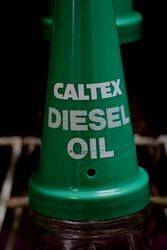 Genuine Caltex Diesel 6 Bottle Wire Basket Rack