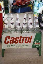 Genuine Castrol 12 Bottle Oil Rack.