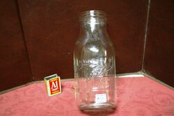 Genuine Castrol Embossed Transitional Quart Oil Bottle.
