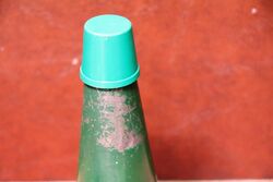 Genuine Castrol Green Metal Tin Top with Plastic Dust Cap