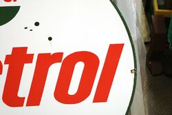 Genuine Castrol L Distributor Circular Enamel Sign  