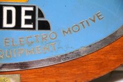 Genuine Clyde Factory Plaque for Engine No NJ3  The Ghan  