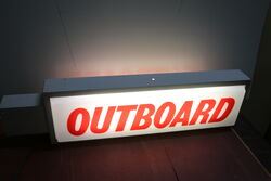 Genuine Double Sided OUTBOARD Light Box 
