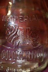 Genuine Esso Quart Oil Bottle