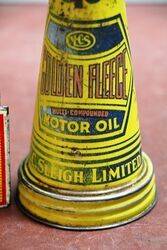 Genuine Golden Fleece 30 Motor Oil Tin Top