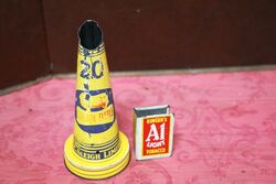 Genuine Golden Fleece Motor Oil Tin Top. SAE 20