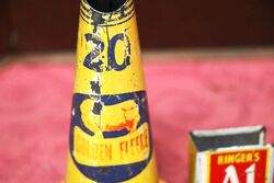 Genuine Golden Fleece Motor Oil Tin Top SAE 20