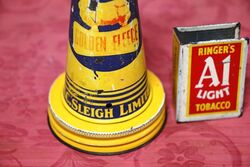 Genuine Golden Fleece Motor Oil Tin Top SAE 20