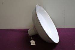 Genuine Industrial Grey Enamel Lamp Shade