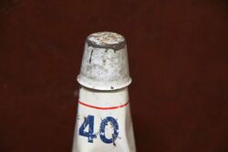 Genuine Mobiloil AF 40Tin Top with Dust Cap