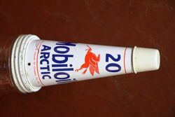 Genuine Mobiloil Arctic 20 Tin Top with Dust Cap