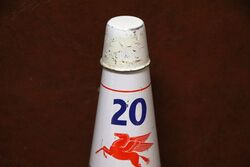 Genuine Mobiloil Arctic 20 Tin Top with Dust Cap