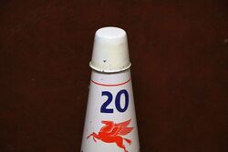 Genuine Mobiloil Arctic 20 Tin Top with Dust Cap