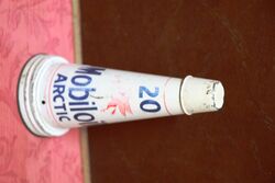 Genuine Mobiloil Arctic 20 Tin Top with Dust Cap.