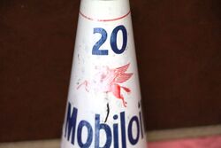 Genuine Mobiloil Arctic 20 Tin Top with Dust Cap