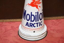 Genuine Mobiloil Arctic 20 Tin Top with Dust Cap