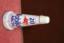 Genuine Mobiloil Arctic 20 Tin Top with Dust Cap