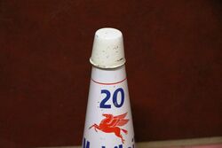 Genuine Mobiloil Arctic 20 Tin Top with Dust Cap