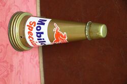 Genuine Mobiloil Gold Special Tin Top with Dust Cap.