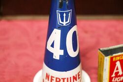Genuine Neptune Trident 40 Motor Oil Tin Top